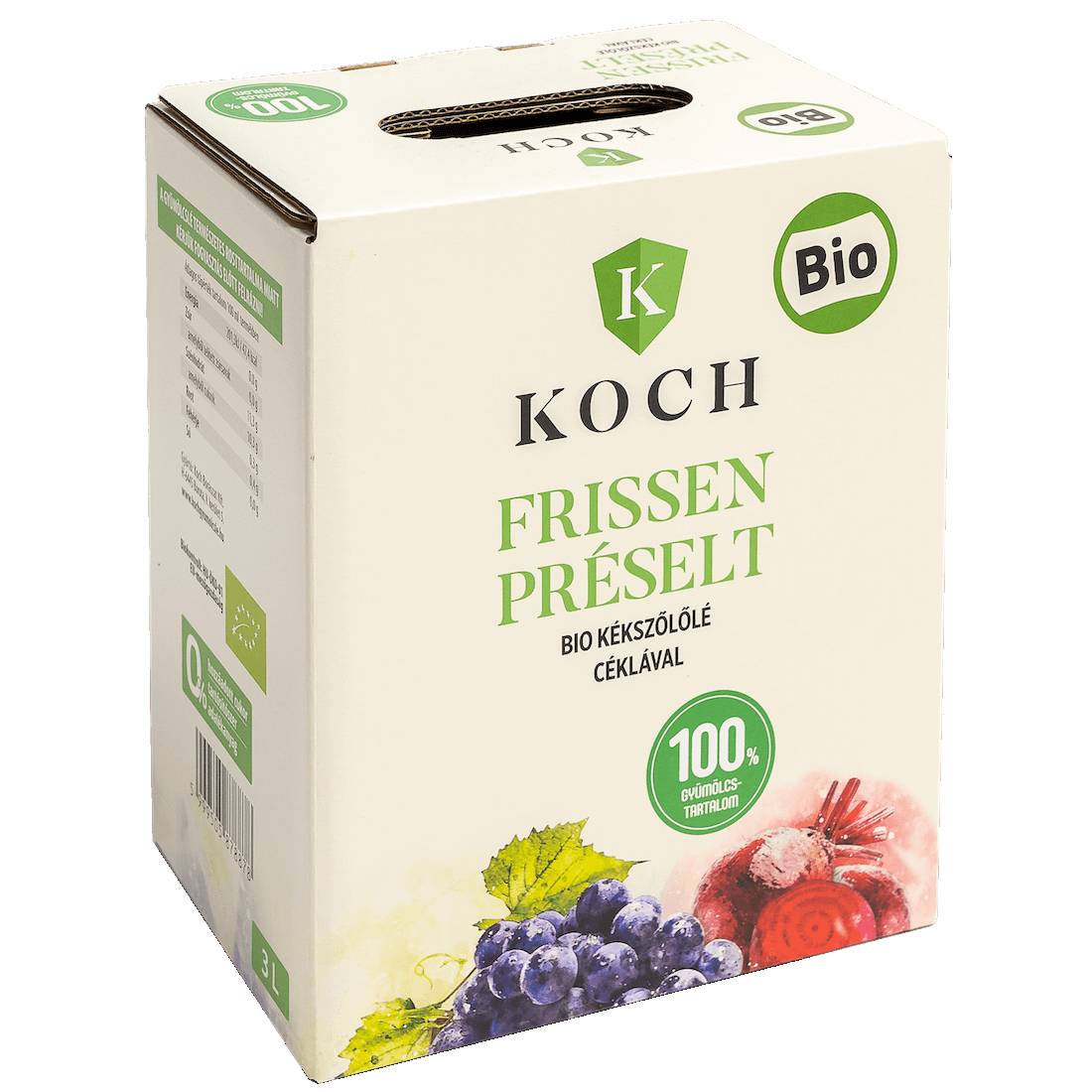 Koch Bio kékszőlőlé céklalé 3 L